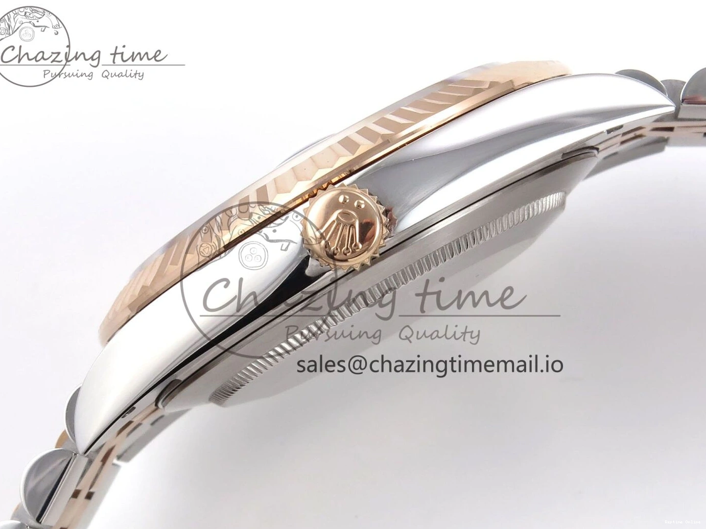 0208 DateJust 41 126331 EWEF Best Edition RG Diamonds Dial on SS RG Jubilee Bracelet A UrbanChic 999